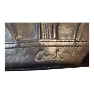 Coach Black Leather Wallet